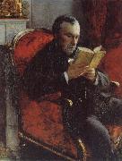 Gustave Caillebotte The portrait of M.E.D Sweden oil painting artist